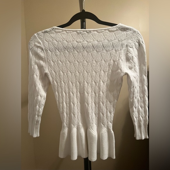 white house black market peplum sweater - Picture 2 of 5
